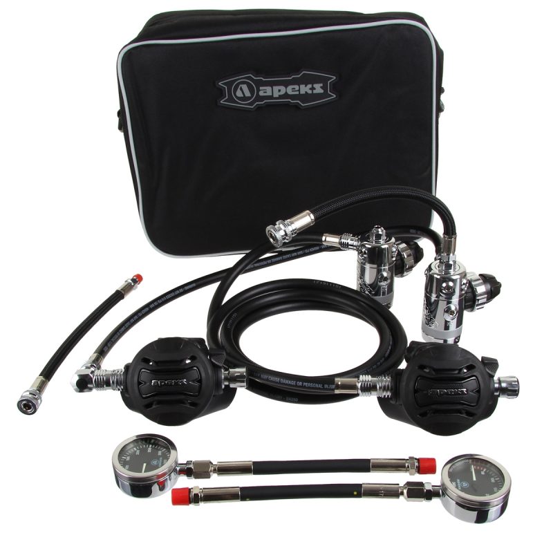 Apeks Side Mount Regulator Set